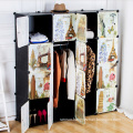 Creative Pattern DIY Plastic Wardrobe Cabinets for Home (ZH0020)